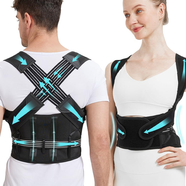 Findyy™ Adjustable Back Posture Corrector Belt for Slouching & Back Pain (Unisex) Findyy