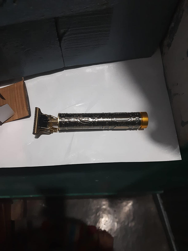 Hair Trimmer For Men Buddha Style Trimmer, Professional Hair Clipper, Adjustable Blade Clipper, Hair Trimmer and Shaver,Retro Oil Head Close Cut Precise hair Trimming Machine (Golden) 1pas00-1a