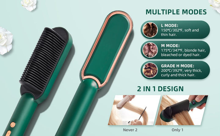 Findyy GlowBrush Luxe - Portable Hair Straightener & Styler Findyy