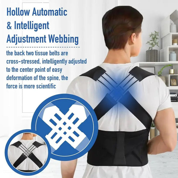 Findyy™ Adjustable Back Posture Corrector Belt for Slouching & Back Pain (Unisex) Findyy